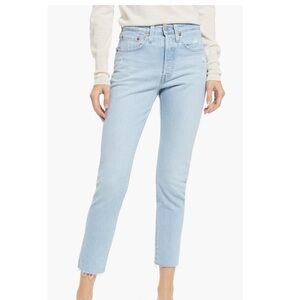 Levi's Women's Light Blue Ankle Jeans